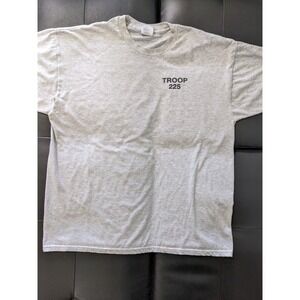 Boy Scouts‎ White T Shirt Vintage 90s Roseburg Oregon Troop Compass 2XL